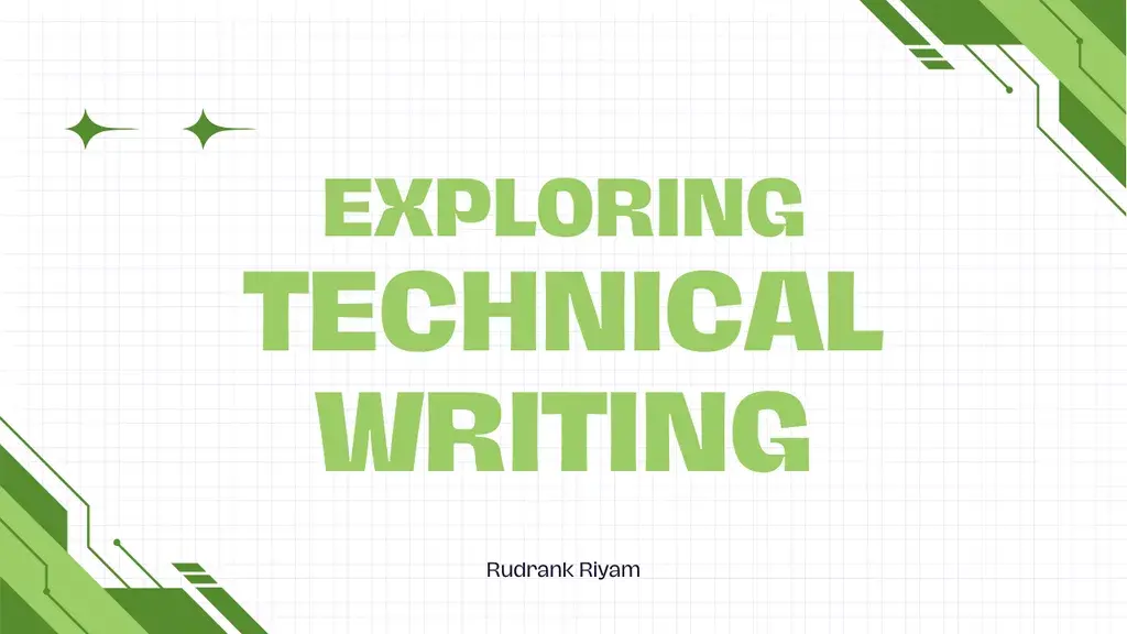 Exploring Technical Writing